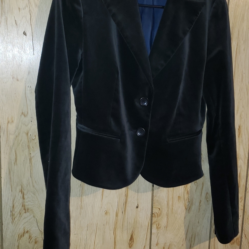 Express velvet blazer
